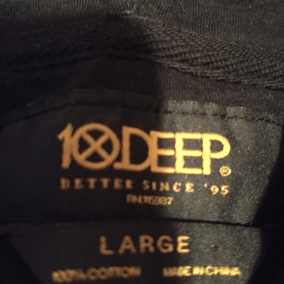 10 DEEP VEST WITH HOOD LARGE - Picture 3 of 8